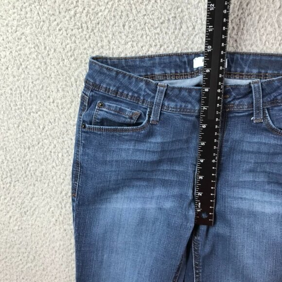 KENSIE Womens Size 4/27 Mid Rise Medium Wash Stretch Denim Skinny Ankle Jeans - Picture 11 of 15